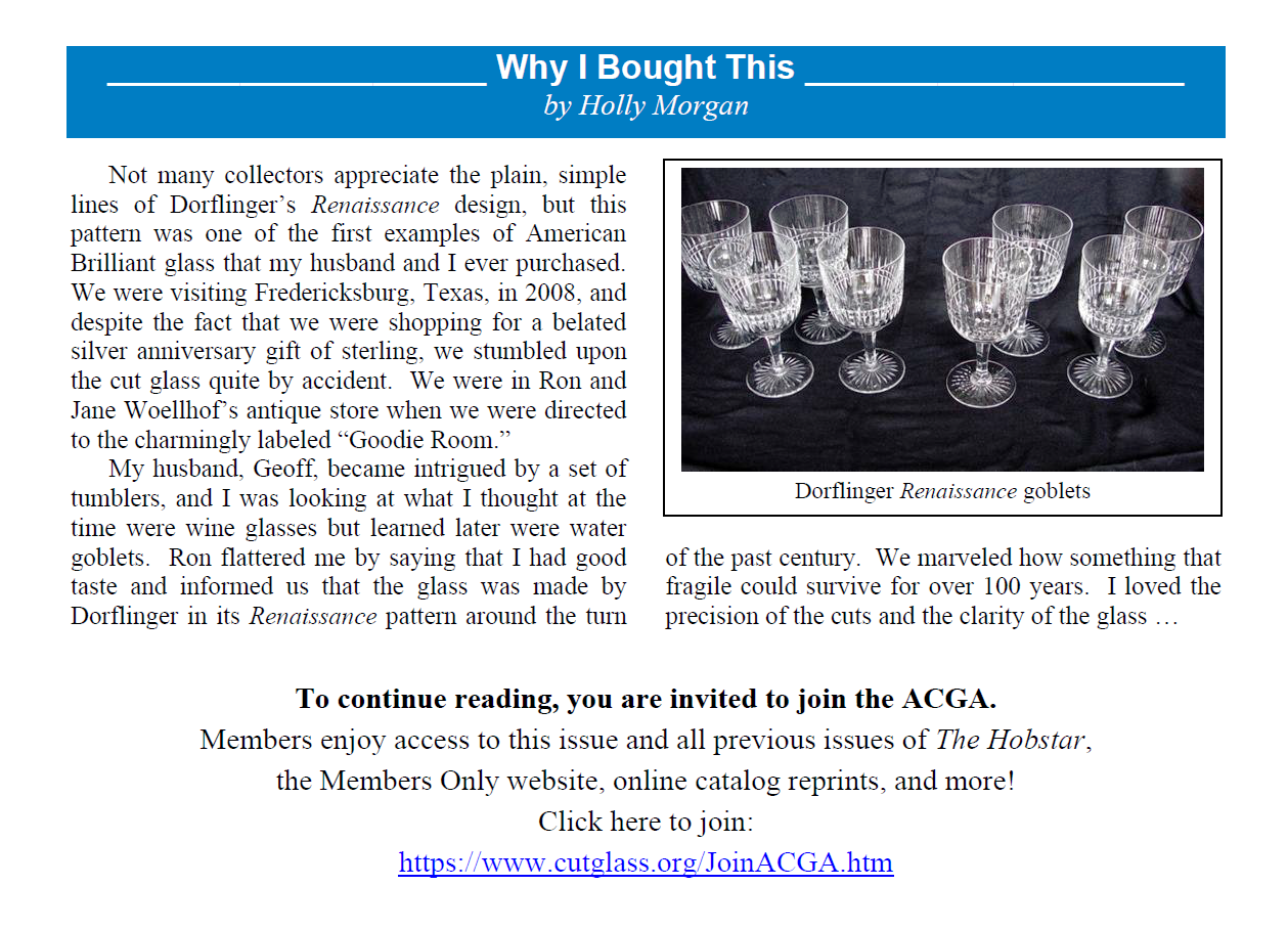 An article preview and call to action to become a member